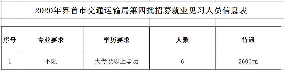 2020年界首市交通運(yùn)輸局第四批招募就業(yè)見(jiàn)習(xí)人員.png